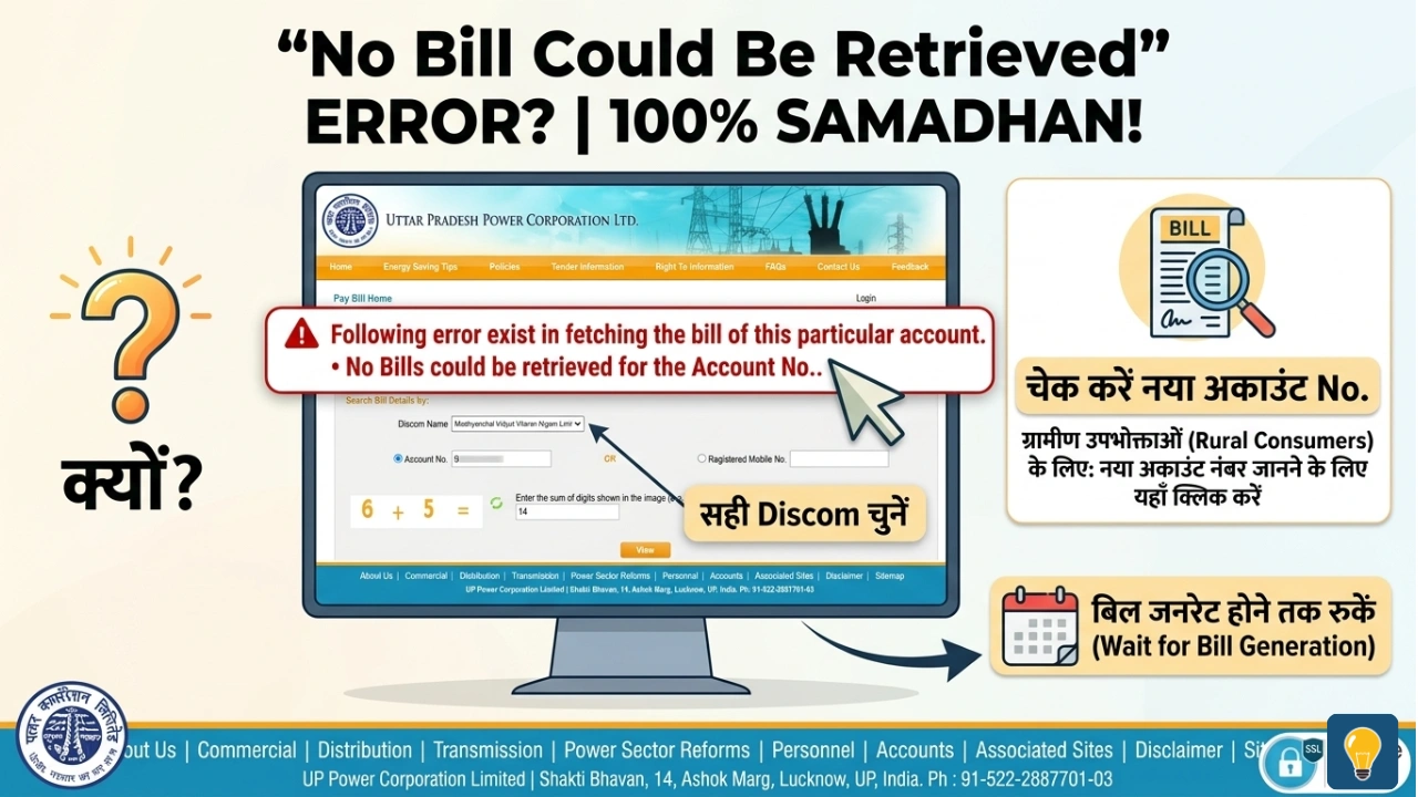 no-bill-could-be-retrieved-uppcl-error-solve