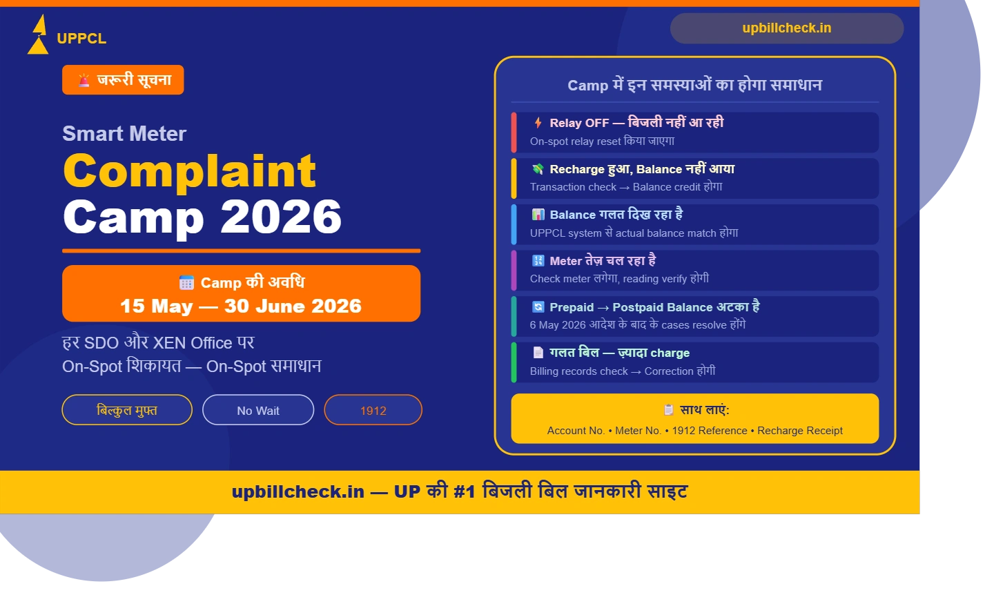Smart Meter Complaint Camp 2026