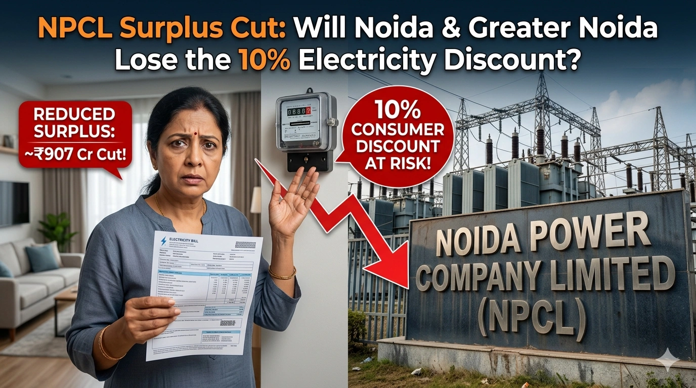 NPCL Surplus Cut: Will Noida & Greater Noida Lose the 10% Electricity Discount?